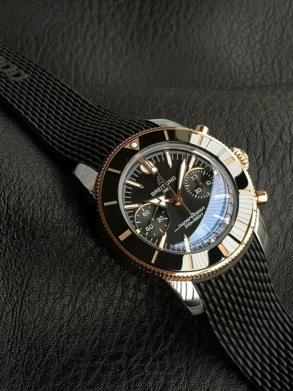 Superocean Heritage B01 Chronograph 42 (28) Breitling Superocean Heritage B01 Chronograph 42 Black Dial