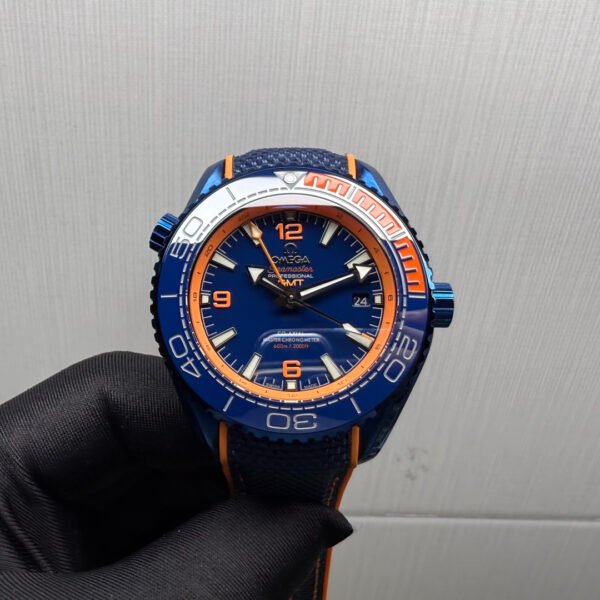 Omega Seamaster Deep Black GMT 215.92.46.22.03.001  VSF
