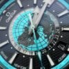 Omega Seamaster Planet Ocean Deep Black Worldtimer VSF