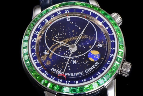 Patek Philippe  6104/13P-010 CELESTIAL Emerald Gemstone