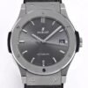 wwf classic fusion 42mm,45mm titanium super clone hublot classic fusion 42mm titanium black dial replica with satin polished case 6 H-shaped screws