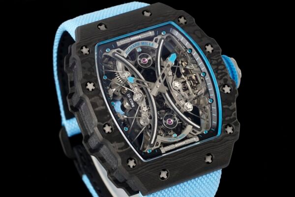 rm53-01 carbon fiber luxury super clone angled view