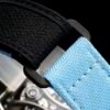 ultra-lightweight fabric strap, richard mille titanium buckle