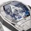 spirit of big bang 6 H shaped titanium screws bezel top view polished screw head brushed seat