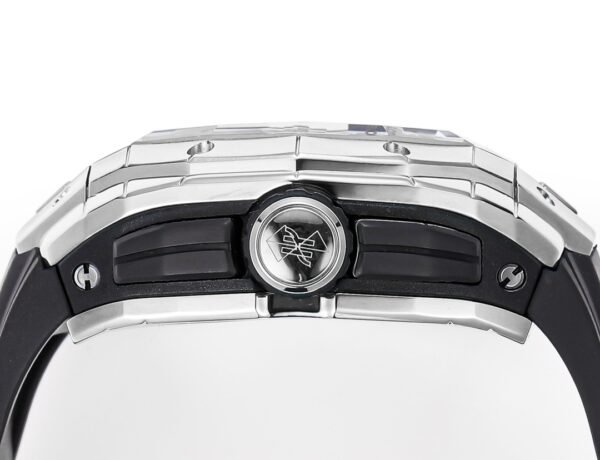 spirit of Big Bang 6 H shaped titanium screws tonneau bezel satin brushed and polished finish case profile