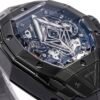 Spirit of Big Bang 6 H shaped titanium screws bezel top view polished screw head brushed seat