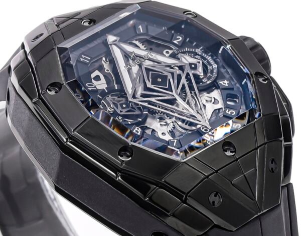 Spirit of Big Bang 6 H shaped titanium screws bezel top view polished screw head brushed seat