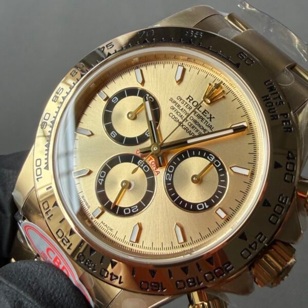 daytona 18k gold with 3 small black eyes