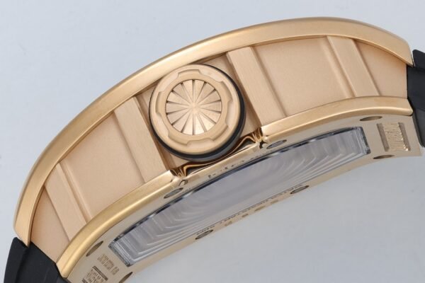 rm035 titanium watch case pvd electroplating gold process