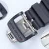 soft fluoroelastomer black strap, richard mille titanium buckle