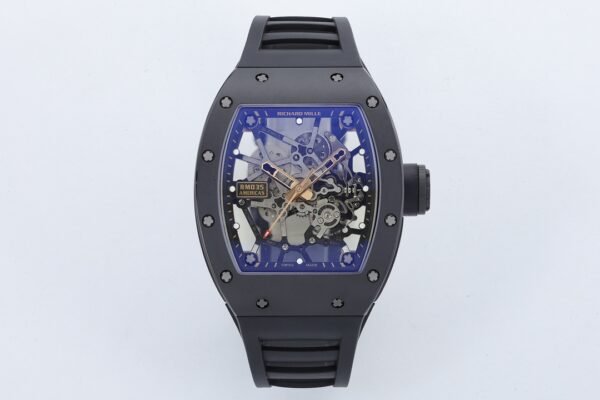 americas toro rm035 super clone rafael nadal ceramics watch front view