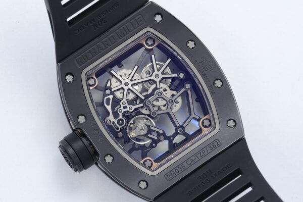 rm035 americas toro super clone back case showing RMUL1 movement