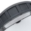 black ceramic, wear-resistant, lightweight, and heat-resistant.