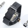 high-density fkm fluoroelastomer strap, grade 5 titanium folding clasp
