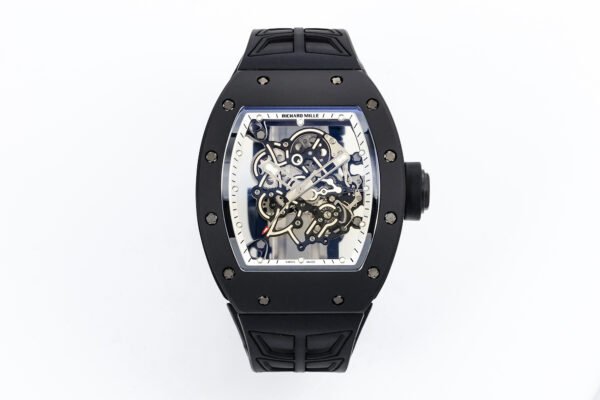 richard mille rm055 zf v3 version, black ceramic barba watson limited edition