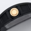 titanium and rubber o-ring double security crown