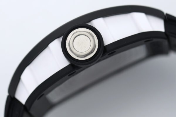 titanium and rubber o-ring double security crown