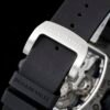 black fluoroelastomer strap ,richard mille titanium buckle