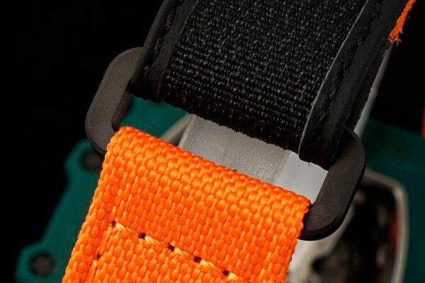 soft fluoroelastomer strap, richard mille titanium buckle
