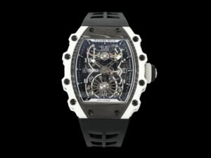richard mille rm21-02 luxury men tourbillon watch rubber black starp