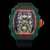richard mille rm21-02 luxury men tourbillon watch black fabric starp