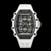richard mille rm21-02 luxury men tourbillon watch rubber white starp
