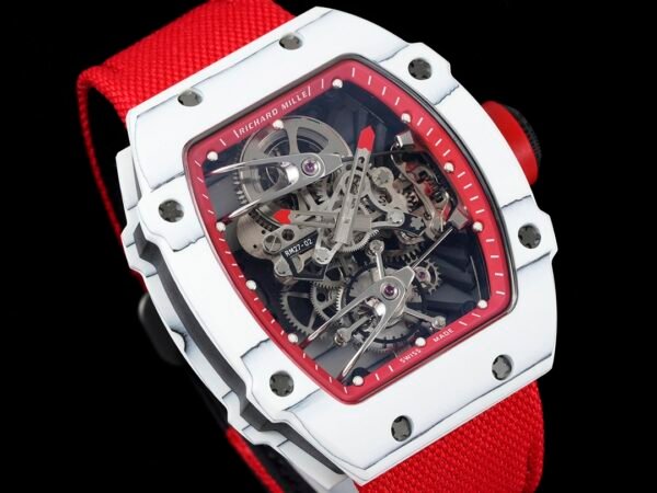 luxury rm27-02 super clone carbon tpt tourbillon watch