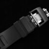 soft fluoroelastomer strap, richard mille titanium buckle
