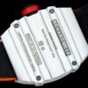 detailed image of the back of the carbon TPT case with 4 titanium Torx screws.