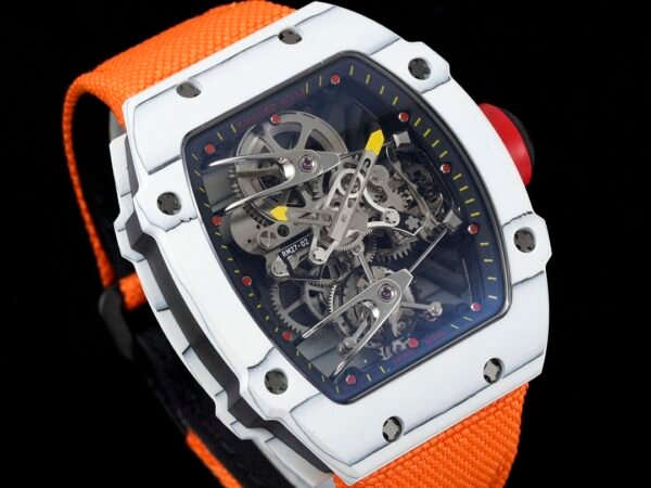 luxury rm27-02 super clone carbon tpt tourbillon watch