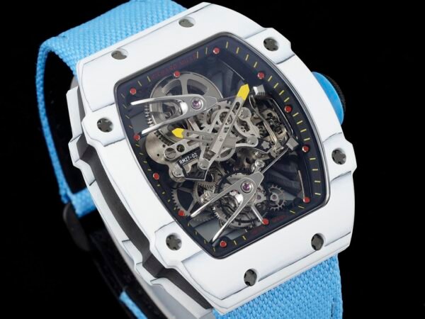luxury rm27-02 super clone carbon tpt tourbillon watch