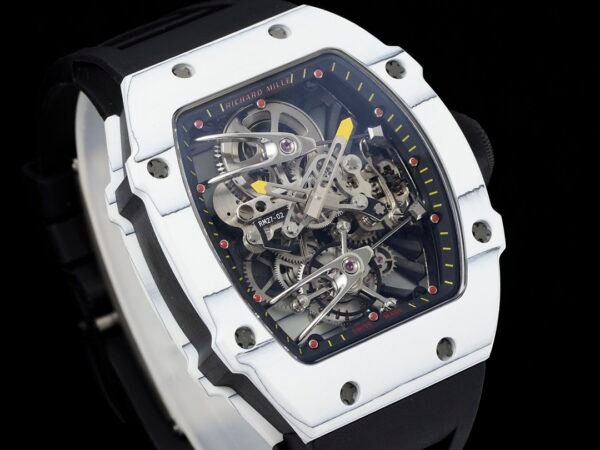 luxury rm27-02 super clone carbon tpt tourbillon watch