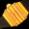 detailed image of the back of the quartz TPT case with 4 titanium Torx screws.