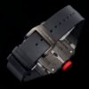 soft fluoroelastomer strap, richard mille titanium buckle