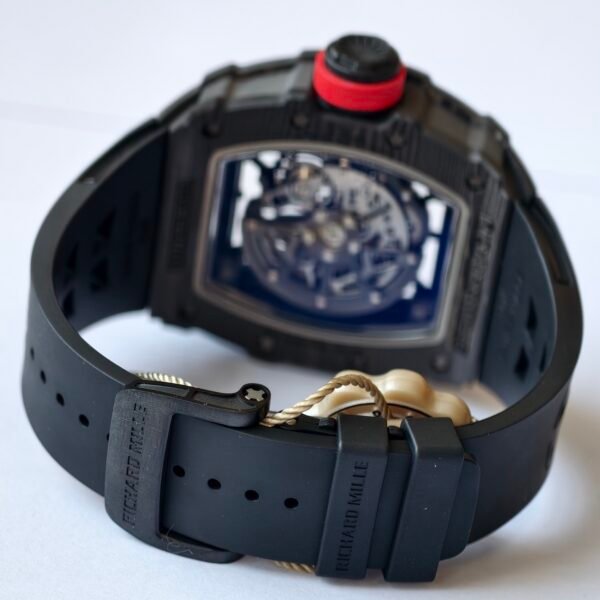 high-density fkm fluoroelastomer strap, grade 5 titanium folding clasp