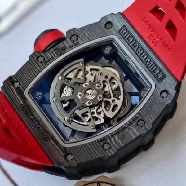 rm35-02 rafa super clone back case showing rmal1 movement