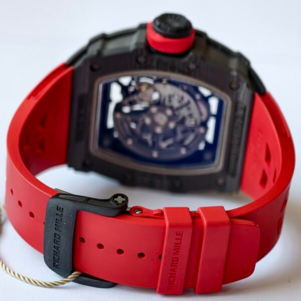 high-density fkm fluoroelastomer strap, grade 5 titanium folding clasp