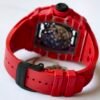 high-density fkm fluoroelastomer strap, grade 5 titanium folding clasp