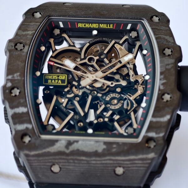rm35-02 rafa skeleton carbon fiber super clone angled view