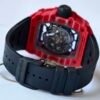 high-density fkm fluoroelastomer strap, grade 5 titanium folding clasp