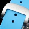 premium translucent aerospace rubber strap with deployment buckle