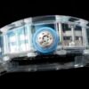 titanium and rubber o-ring double security crown