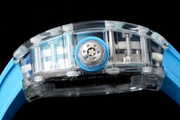 titanium and rubber o-ring double security crown