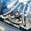 sapphire crystal case, cable-suspension, tourbillon movement