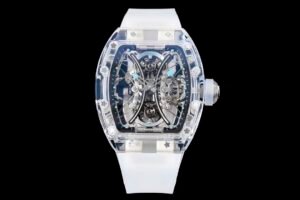 luxury unconventional rm35-02 tourbillon full sapphire crystal watch