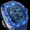 rm53-02 full sapphire crystal skeleton dial cable suspension rm53-02 full sapphire crystal skeleton dial cable suspension