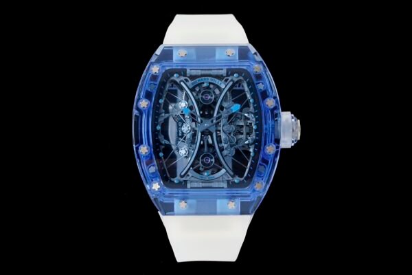 luxury unconventional rm35-02 tourbillon full sapphire crystal watch