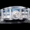 titanium and rubber o-ring double security crown
