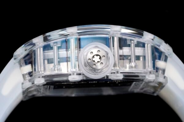 titanium and rubber o-ring double security crown