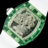 transparent case back perfectly showcases the details of the movement from every angle. transparent case back perfectly showcases the details of the movement from every angle.